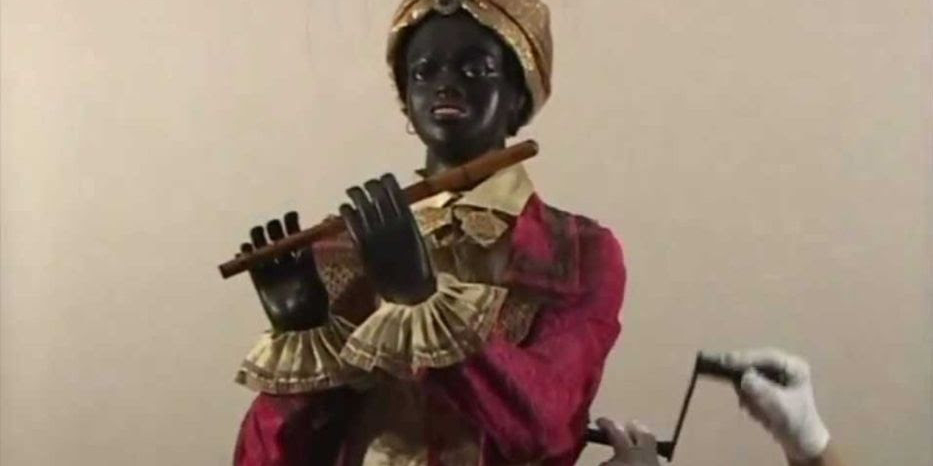 Automata - a robot flute player from the eighteenth century.