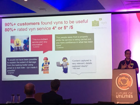 Kapil, vyn CEO, at the Future of Utilities Summit in London